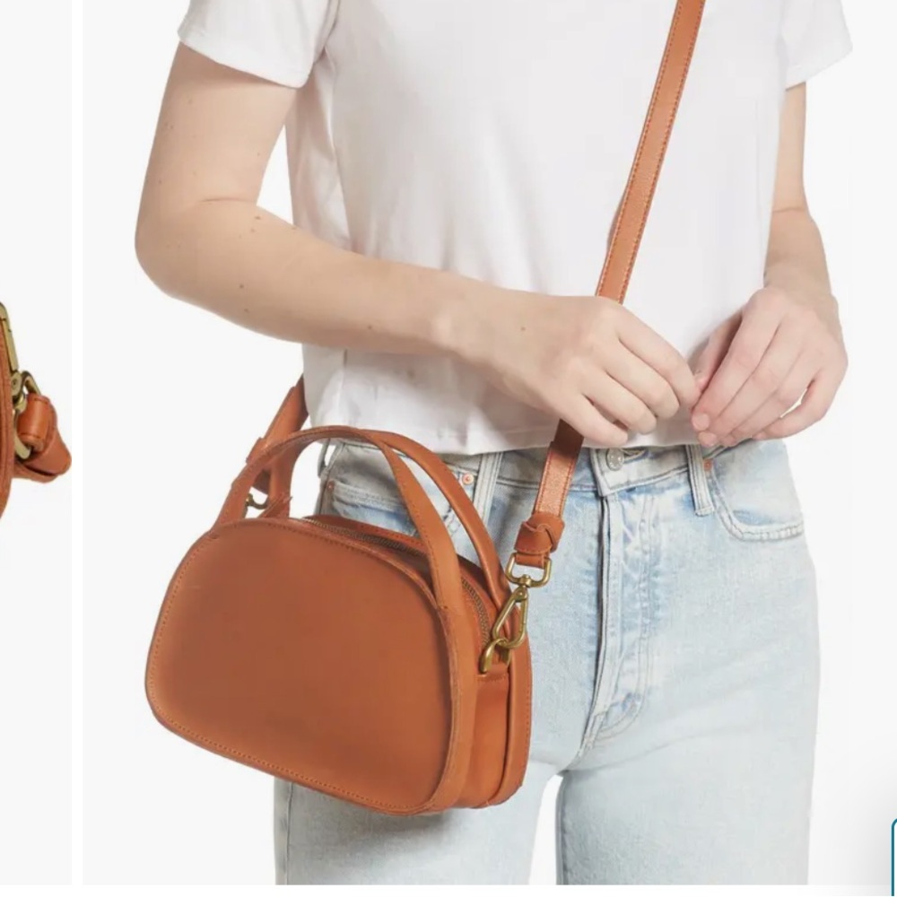 Madewell zip top Sydney crossbody purse